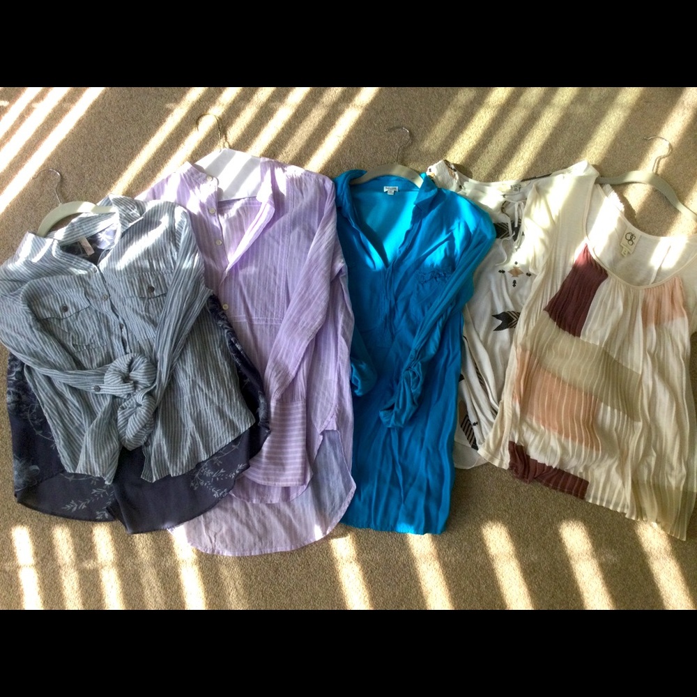 Spring flowy tops